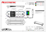 Spartan Lightbar - 36.5''/93cm (USA EMS & Fire Specification)